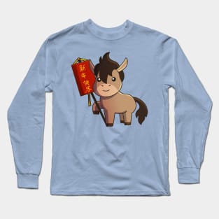 Chinese Zodiac - Horse Long Sleeve T-Shirt